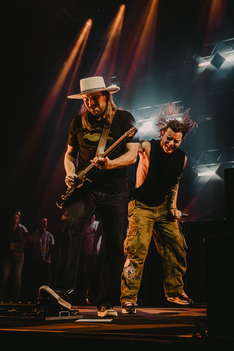 Bush performing live at AEC Theatre in Adelaide